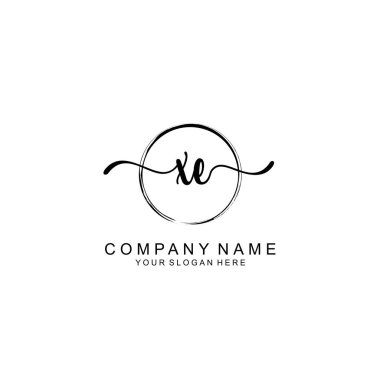 XE Minimalist İmza Logo Tasarımı Koleksiyonu