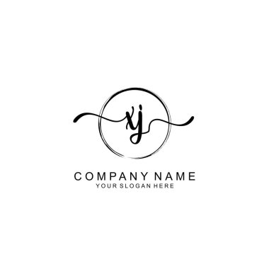 XJ Minimalist İmza Logo Tasarımı Koleksiyonu