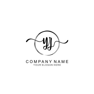 YZ Minimalist İmza Logosu Tasarımı Koleksiyonu