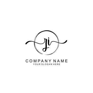 ZI Minimalist İmza Logo Tasarımı Koleksiyonu