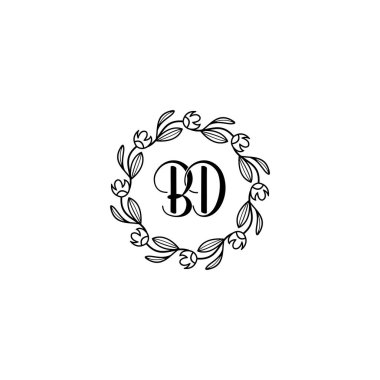 El Yazısı BD ile Zarif Çiçek Monogramı