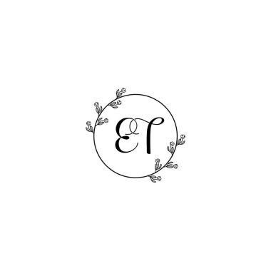 Seçkin ET Çiçekli Düğün ve Güzellik Markası Logosu