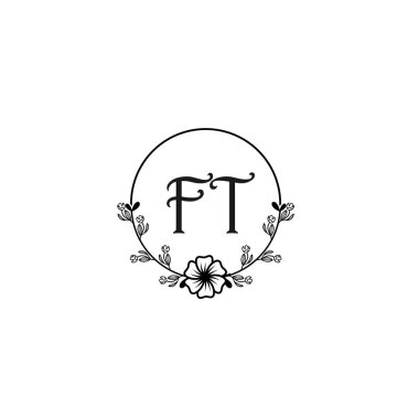 Seçkin FT Çiçekli Düğün ve Güzellik Markası Logosu