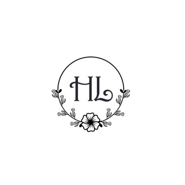 Seçkin HL Çiçek Düğün ve Güzellik Markası Logosu