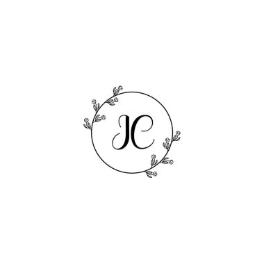 Seçkin IC Çiçekli Düğün ve Güzellik Markası Logosu