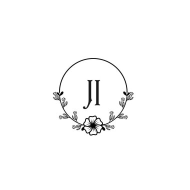 Seçkin JI Çiçek Düğün ve Güzellik Markası Logosu
