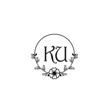Seçkin KU Çiçekli Düğün ve Güzellik Markası Logosu