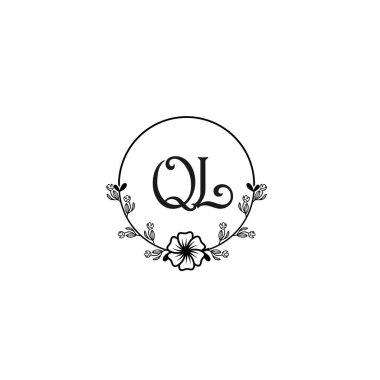 Seçkin QL Çiçek Düğün ve Güzellik Markası Logosu