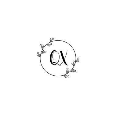 Seçkin QX Çiçekli Düğün ve Güzellik Markası Logosu