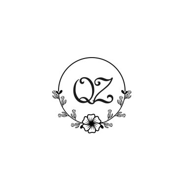 Seçkin QZ Çiçekli Düğün ve Güzellik Markası Logosu