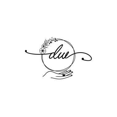 Zarif DW Sanatsal Zirveli İlk Logo Tasarımı