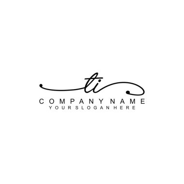 Elegan TI İlk El Yazısı Logosu Koleksiyonu