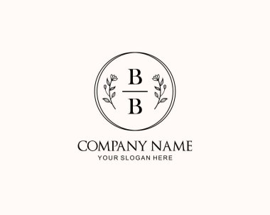 Botanik Aksanlı Minimalist BB Monogram Logoları