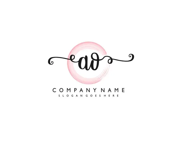 AO İlk El Yazısı Logo Tasarımı Koleksiyonu