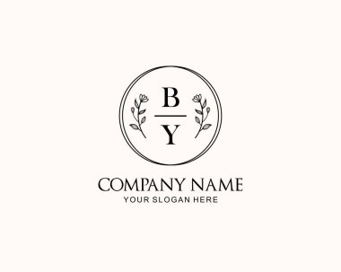 Botanik Aksanlı Minimalist by Monogram Logos