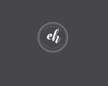 EH El Yazısı Logo Tasarımı Koleksiyonu