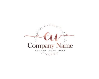 Marka Kimliği İçin AB Modern El Yazısıyla Yazılan Logo Kavramları