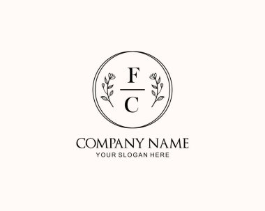 Botanik Aksanlı Minimalist FC Monogram Logoları