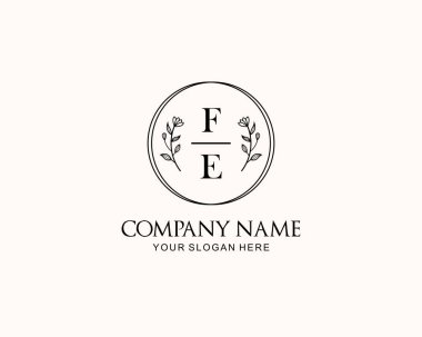 Botanik Aksanlı Minimalist FE Monogram Logoları