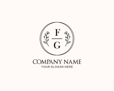 Botanik Aksanlı Minimalist FG Monogram Logoları