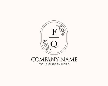 Botanik Aksanlı Minimalist FQ Monogram Logoları