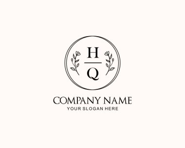 Botanik Aksanlı Minimalist Karargah Monogram Logoları