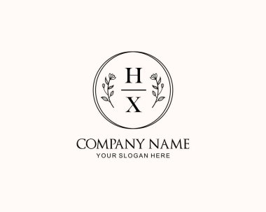 Botanik Aksanlı Minimalist HX Monogram Logoları