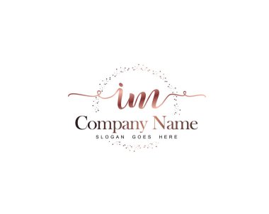 Brand Kimliği için IM Modern El Yazısı Logo Kavramları