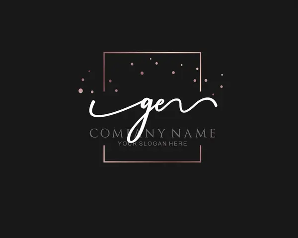 GE Modern Marka Kimliği El Yazısıyla Yazılan Logo Kavramları