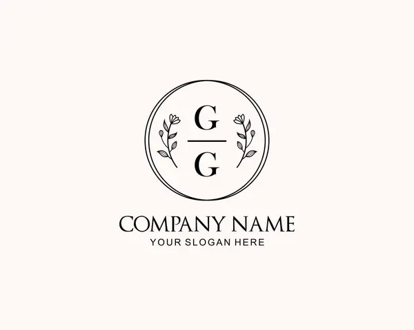 Botanik Aksanlı Minimalist GG Monogram Logoları