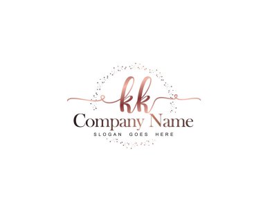 KK Modern Marka Kimliği El Yazısıyla Yazılan Logo Kavramları