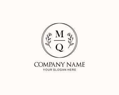 Botanik Aksanlı Minimalist MQ Monogram Logoları