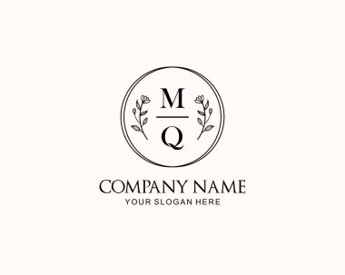Botanik Aksanlı Minimalist MQ Monogram Logoları