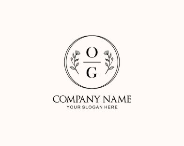 Botanik Aksanlı Minimalist OG Monogram Logoları