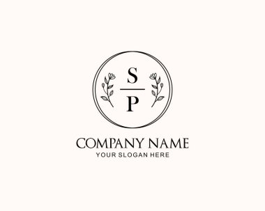 Botanik Aksanlı Minimalist SP Monogram Logoları