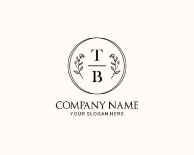 Botanik Aksanlı Minimalist TB Monogram Logoları