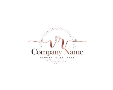 Marka Kimliği için VR Modern El Yazması Logo Kavramları