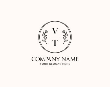 Botanik Aksanlı Minimalist VT Monogram Logoları
