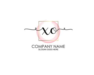 Marka Kimliği için XO Modern El Yazması Logo Kavramları