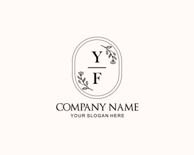 Botanik Aksanlı Minimalist YF Monogram Logoları