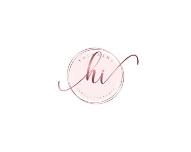 Çiçek ve Minimalist Elementlerle El Yazısı Seti