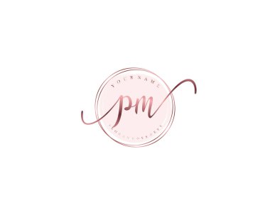 Çiçek ve Minimalist Elementlerle Başbakanın El Yazısı Logosu