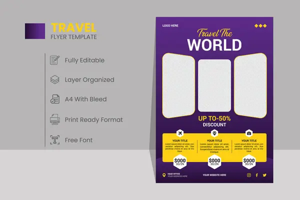 Dünya seyahati şablonu 50 'ye kadar indirimli