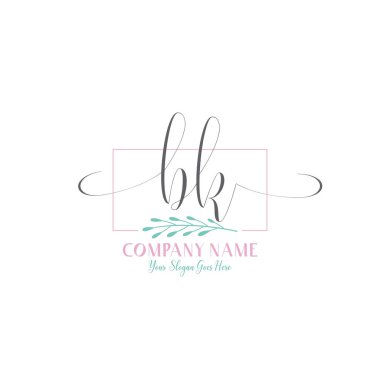 Modern ve Kadın Estetiği ile Zarif BK İlk Logo Tasarımı
