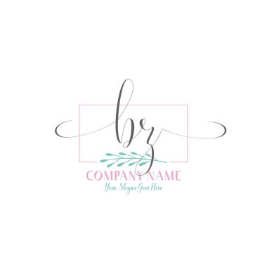 Modern ve Kadın Estetiği ile Zarif BZ İlk Logo Tasarımı