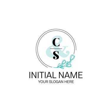 Butik Markalaşma İçin Zarif CS Harf Logoları