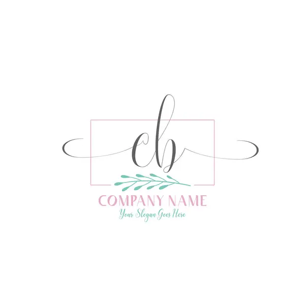 Modern ve Kadın Estetiği ile Zarif CB İlk Logo Tasarımı