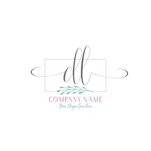 Modern ve Kadın Estetiği ile Zarif DL İlk Logo Tasarımı