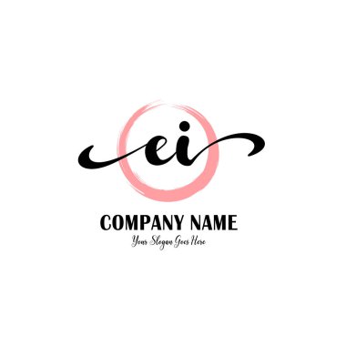 Butik Markalaşma İçin Zarif El Harfleri Logoları