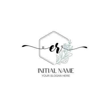 Modern Botanik Acil İlk Logo Koleksiyonu